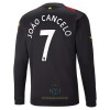 Maglia da Calcio a Maniche Lunghe Manchester City Joao Cancelo 7 Trasferta 2022-23 per Uomo